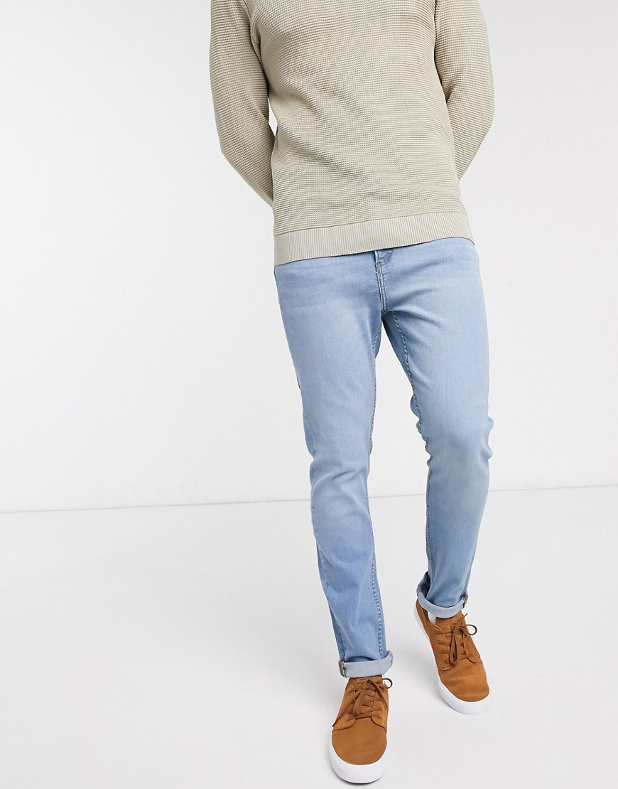 LDN DNM skinny fit jeans in blue wash