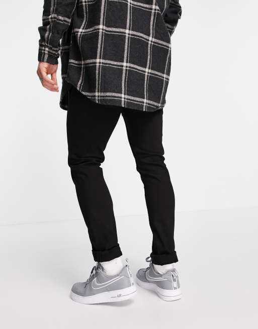 LDN DNM - Skinny-fit jeans met zwarte wassing, 3 van 4