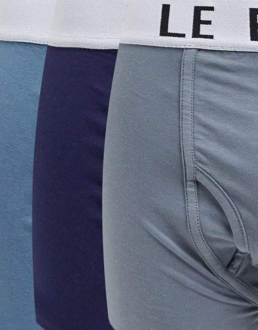 Le Breve - 3 Set van biologische boxershorts in meerdere kleuren, 3 van 4