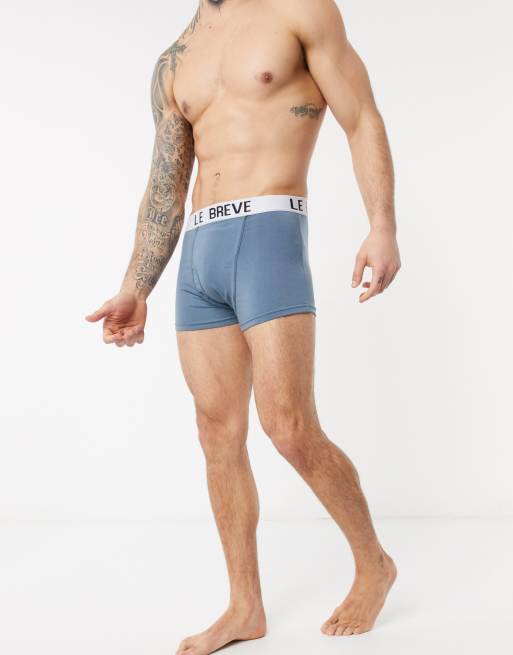 Le Breve - 3 Set van biologische boxershorts in meerdere kleuren, 4 van 4