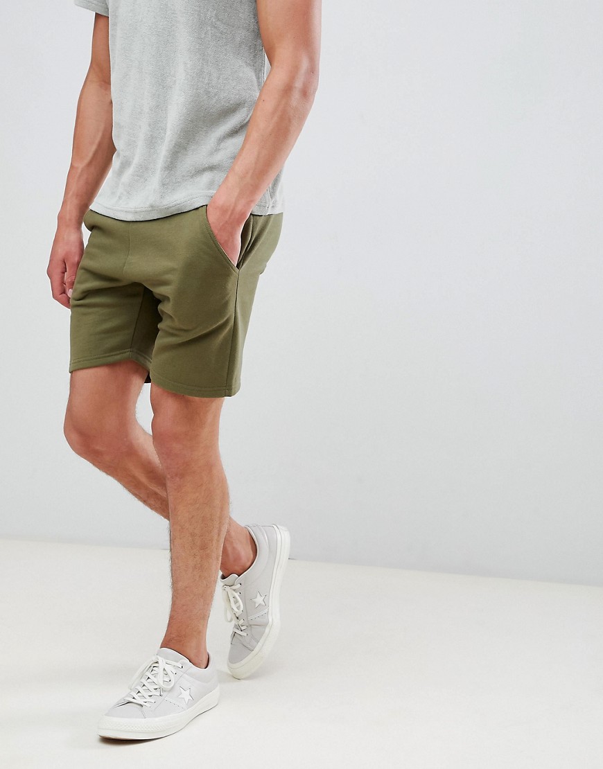 Le Breve - Basic - Jersey-shorts-Grön