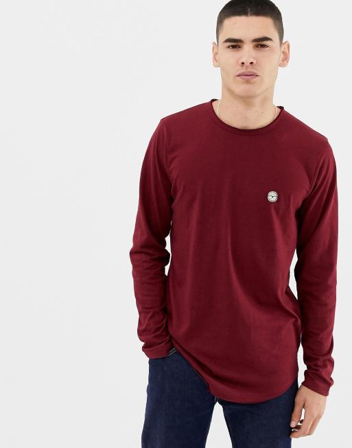 long sleeve longline top