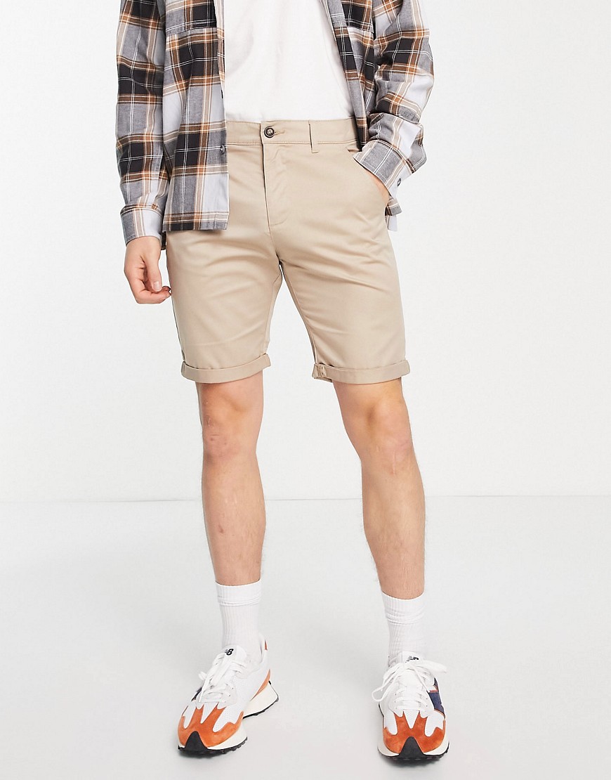Le Breve chino shorts in beige-Neutral
