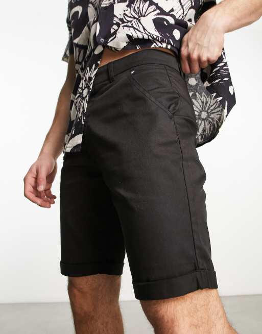 Mens black shop casual shorts