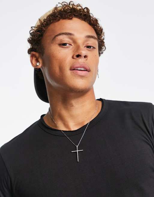 Le Breve Baseball Button Up T-Shirt in White - ASOS Outlet