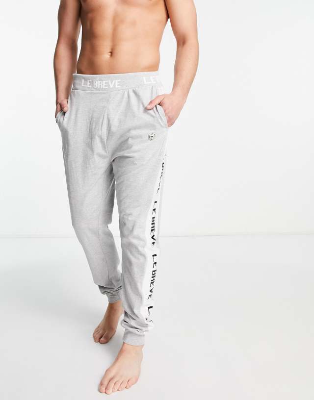 Le Breve lounge felix sweatpants in gray - part of a set