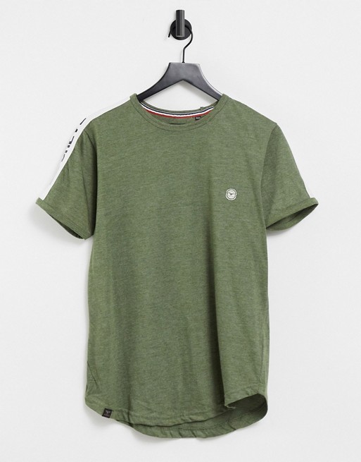 Le Breve mix and match lounge t-shirt in forest green