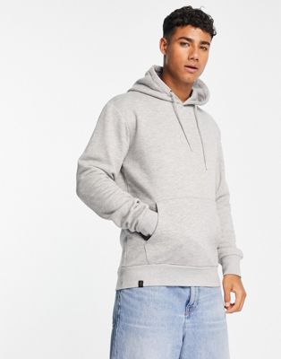 Le Breve overhead hoodie in light grey - ASOS Price Checker
