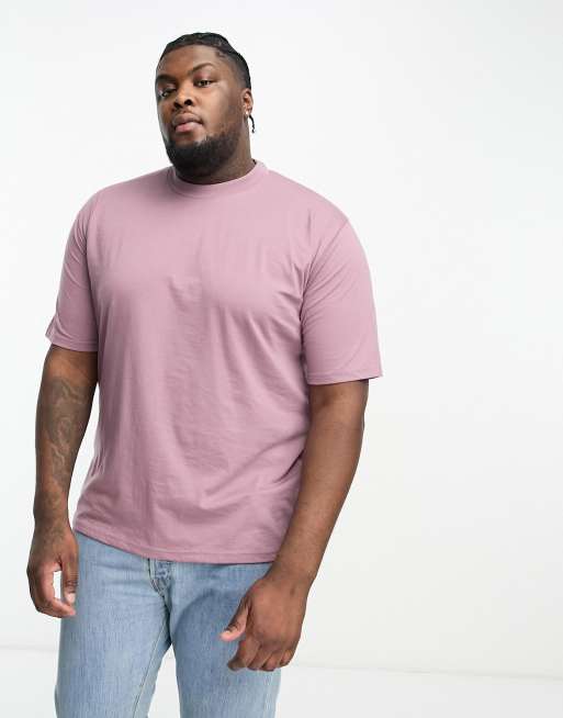 Round-neck T-shirt - Light purple - Men