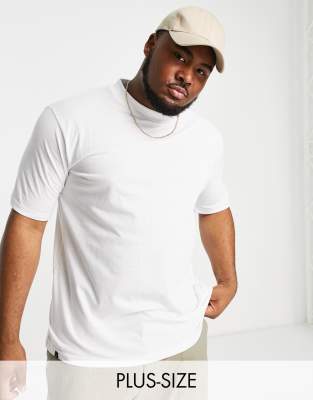 Le Breve Baseball Button Up T-Shirt in White - ASOS Outlet