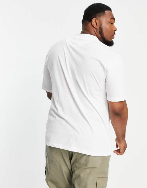 Le Breve Baseball Button Up T-Shirt in White - ASOS Outlet