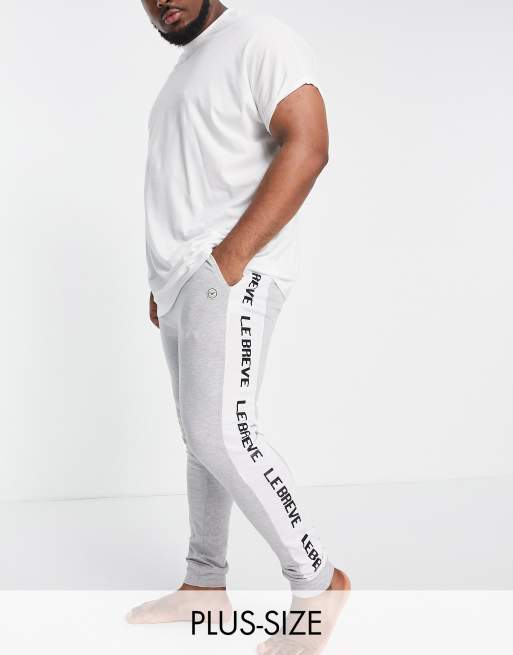 Plus size hot sale mens joggers