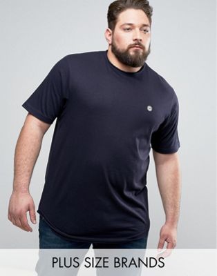 Le Breve PLUS Raw Edge Longline T-Shirt