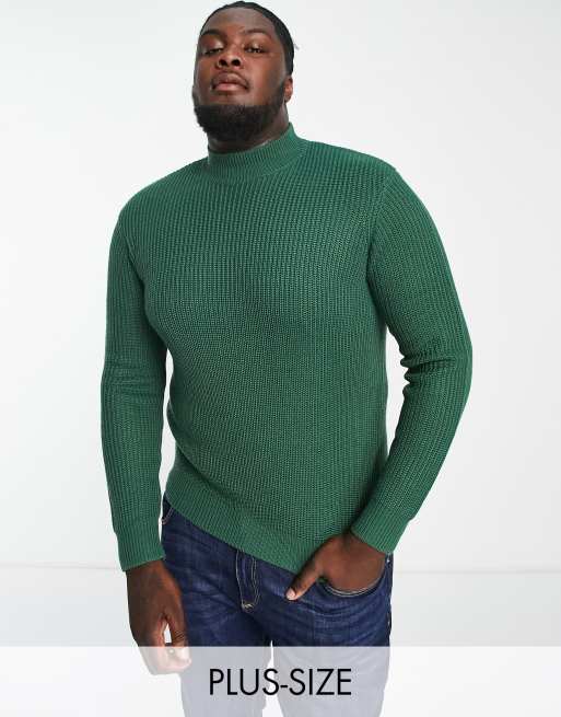 Plus size shop polo neck jumpers