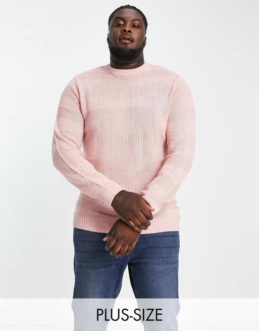 Pale pink hotsell knitted jumper