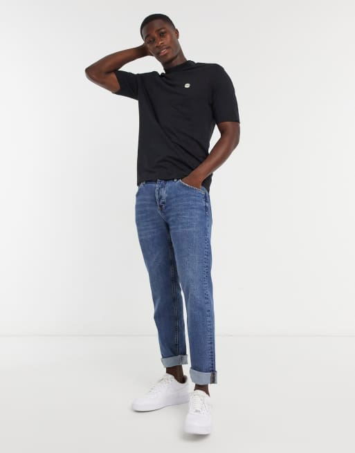 Le Breve - T-shirt long col roulé - Noir, 4 de 4