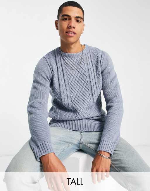 Tall cable knit outlet sweater