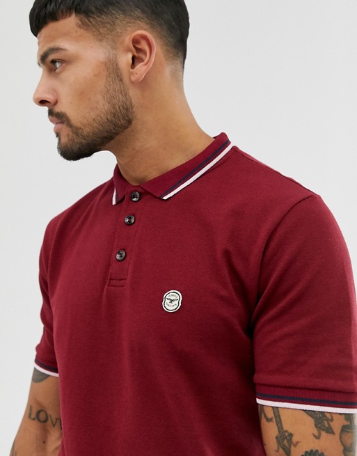 Le Breve tipped slim fit polo shirt