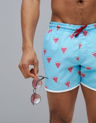 mens watermelon bathing suit