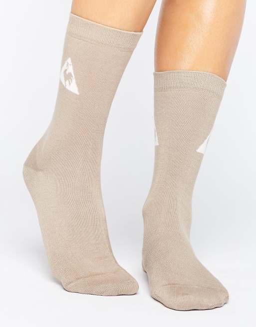 Le Coq Sportif – 3er-Pack Söckchen in neutralen Farben, exklusiv bei ASOS, 3 von 4