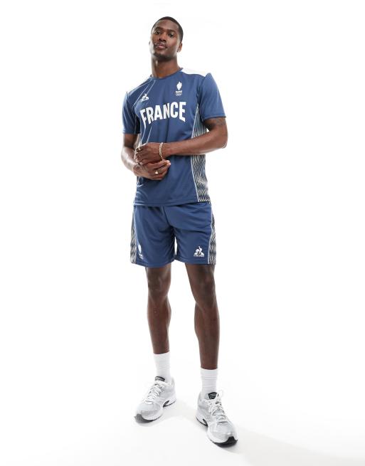 Le Coq Sportif Equipe De France Paris 2024 Olympics Niebieskie szorty ASOS