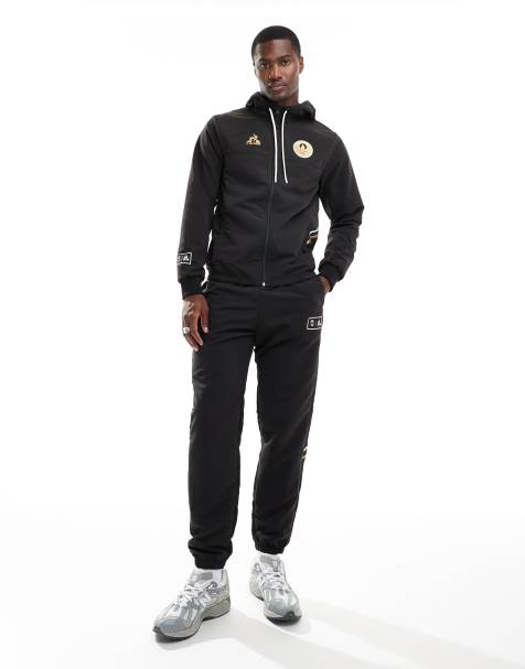 Le Coq Sportif - Olimpiadi Parigi 2024 - Felpa con cappuccio nera - view 1
