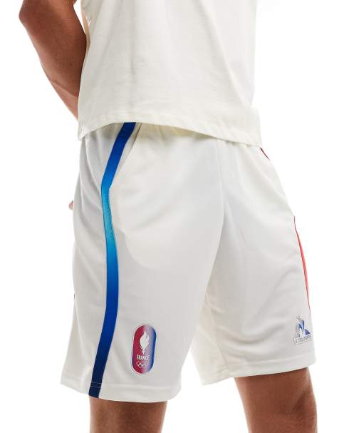 Le Coq Sportif - Pantaloncini della squadra Francia Olimpiadi 2024, colore marshmallow - view 1