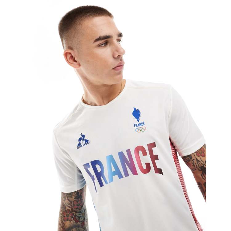 Le Coq Sportif Paris 2024 Olympics Bia a sportowa koszulka treningowa ASOS