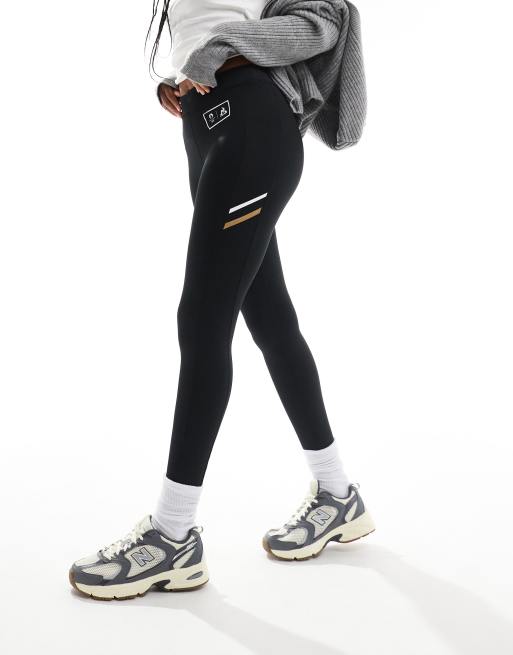 Le Coq Sportif – Paris 2024 Olympics – Svarta träningsleggings