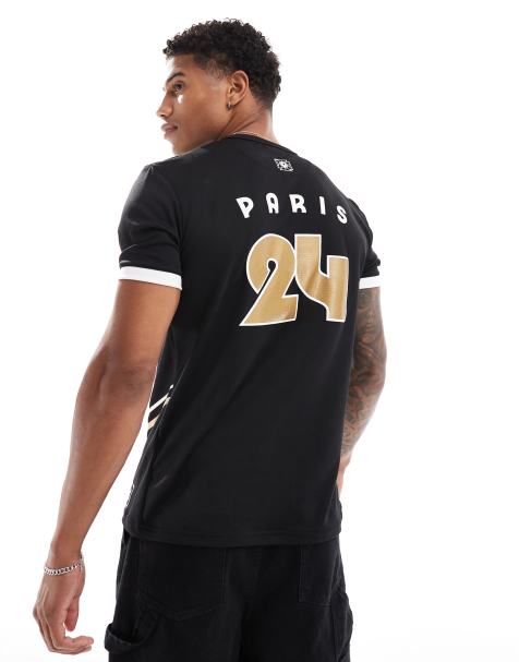 Le Coq Sportif - Paris 2024 Olympics - T-shirt nera con stampa sul retro - view 1