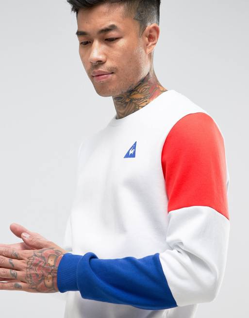 Felpa le clearance coq sportif bianca