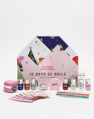 Le Mini Macaron Le Mini Macaron Advent Calendar - 12 Days of Nails - 54% saving-Multi