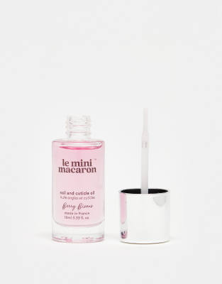 Le Mini Macaron "Berry Bisous" Raspberry Nail & Cuticle oil-No colour