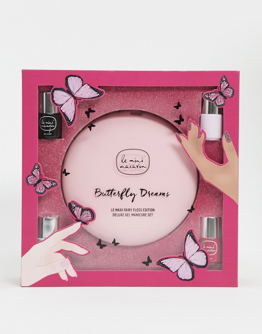 Le Mini Macaron Butterfly Dreams Le Maxi Gel Manicure Set-Multi
