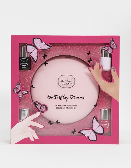 Le Mini Macaron Butterfly Dreams Le Maxi Gel Manicure Set