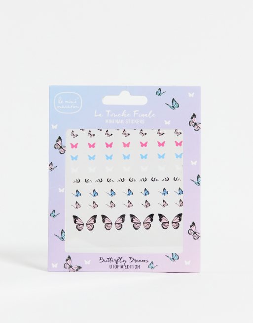 Le Mini Macaron Butterfly Dreams Utopia Edition - Mini Nail Stickers