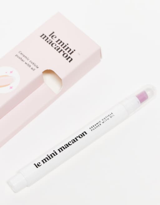 Le Mini Macaron Ceramic Cuticle Pusher with Oil, 3 of 4