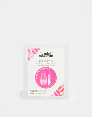 Le Mini Macaron - Extensions d'ongles - Medium Almond-Pas de couleur