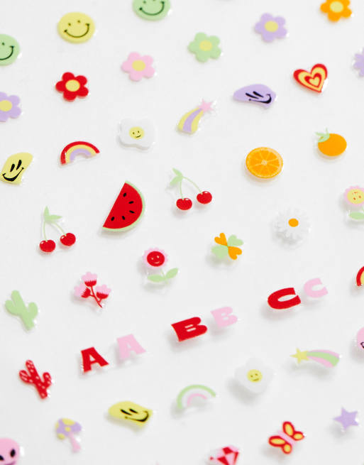 Le Mini Macaron Flower Power! Mini Nail Stickers, 3 of 4
