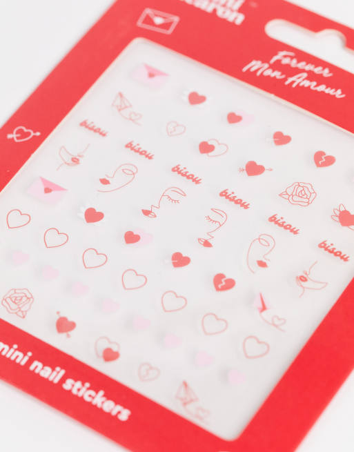 Le Mini Macaron – „Forever Mon Amour“ – Kleine Nagelsticker , 3 von 4