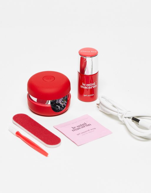 Le Mini Macaron - Cherry Red - Gel Manicure Kit