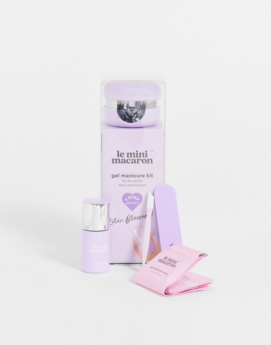 Le Mini Macaron Gel Manicure Kit Lilac Blossom-Purple