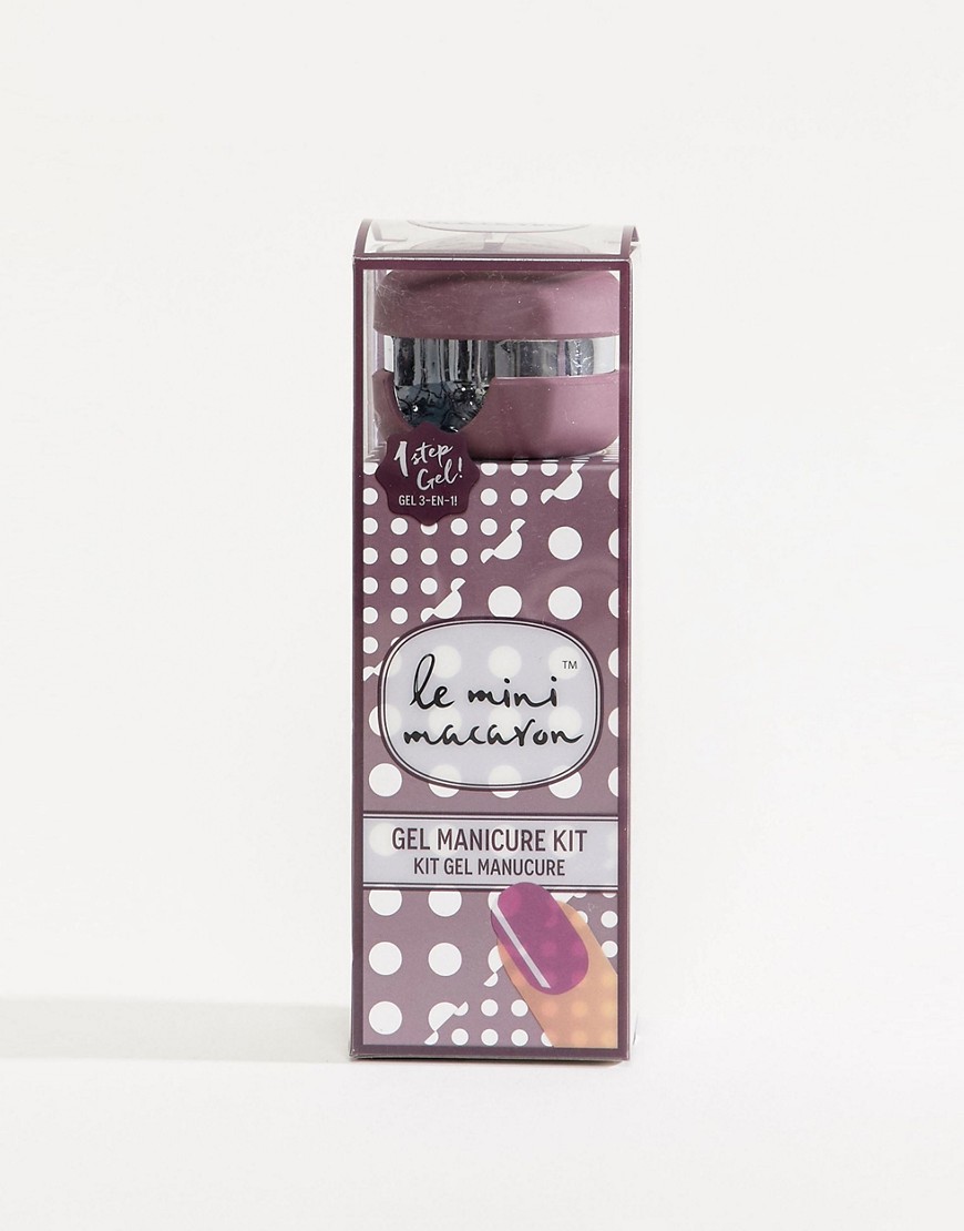 Le Mini Macaron Gel Manicure Kit Rum Raisin-Purple