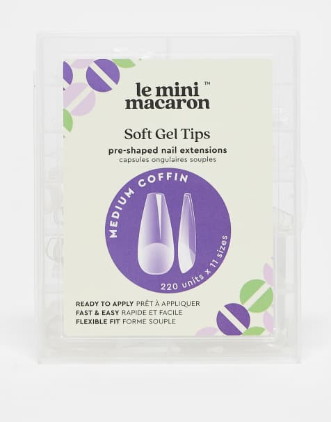 Le Mini Macaron - Gel Nail Tip - Medium Coffin - view 1