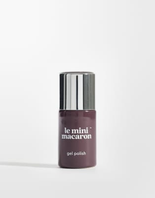 Le Mini Macaron Gel Polish - Creme De Chocolat-red In Transparent