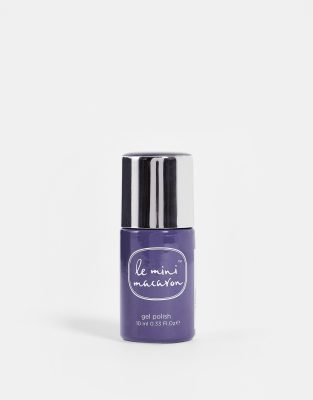 Le Mini Macaron Gel Polish - Dark Velvet-gray