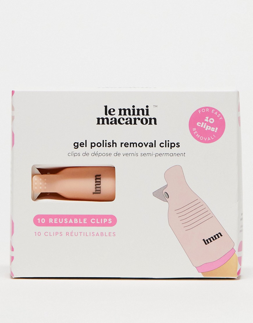 Le Mini Macaron Gel Polish Removal Clips-No color