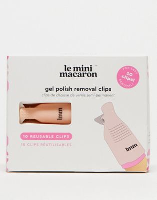 Le Mini Macaron Gel Polish Removal Clips-No colour