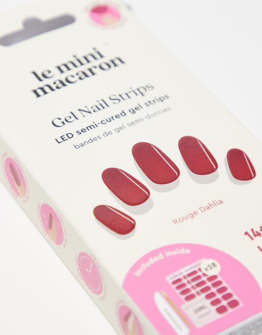 Le Mini Macaron Gel Strips - Rouge Dahlia, 4 of 4