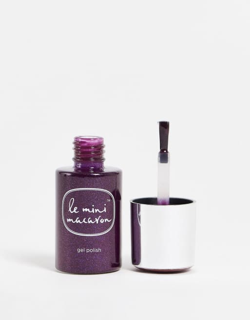 Le Mini Macaron - Gelnagellak in 'Dark Plum'